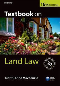 Paperback Textbook on Land Law, 16th Ed. Book