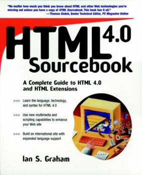 Paperback HTML 4.0 Sourcebook [With A Companion Web Site Includes Listings of Tools...] Book