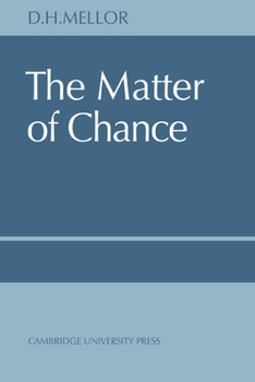 Paperback The Matter of Chance Book