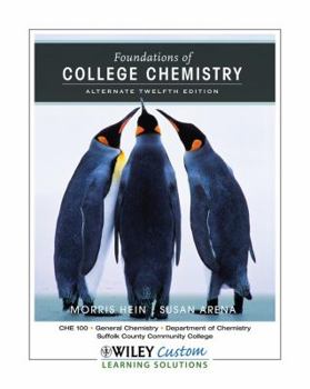 Paperback Foundations of College Chemistry Alternate 12th Edition for Suffolk Community College Book