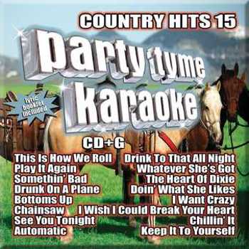 Music - CD Party Tyme Karaoke - Country Hits 15 (16-song CD+G Book