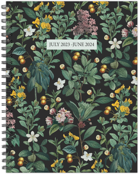 Spiral-bound Botanical Nature Academic 2023-24 6.5 X 8.5 Softcover Weekly Planner Book