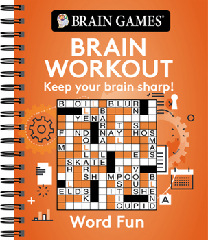 Spiral-bound Brain Games - Brain Workout: Word Fun Book