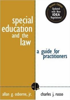 Hardcover Special Education and the Law: A Guide for Practitioners Book