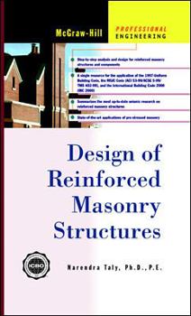 Hardcover Design of Reinforced Masonry Structures Book