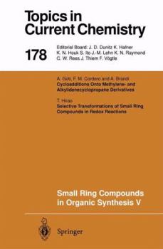 Paperback Small Ring Compounds in Organic Synthesis V Book