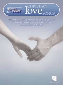 Paperback Christian Love Songs: E-Z Play Today Volume 237 Book