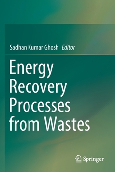Paperback Energy Recovery Processes from Wastes Book