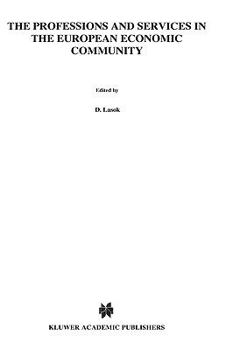 Hardcover Professions & Services Of The Eec Book