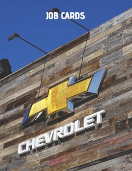 Paperback Jobcards: Chevrolet Style Job Cards for Mechanics Book