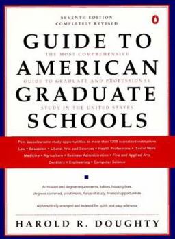 Paperback Guide to American Grad Schools: Seventh Revised Edition Book