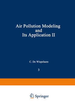 Hardcover Air Pollution Modeling and Its Application II Book