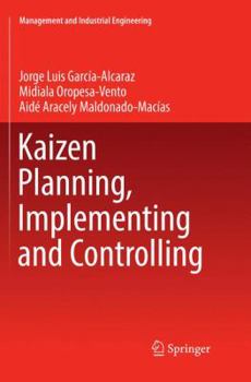 Paperback Kaizen Planning, Implementing and Controlling Book