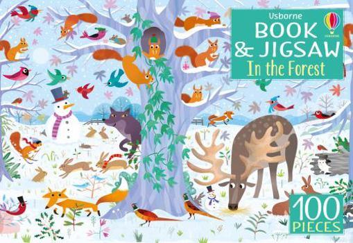 Paperback Usborne Book and Jigsaw: In the Forest Book