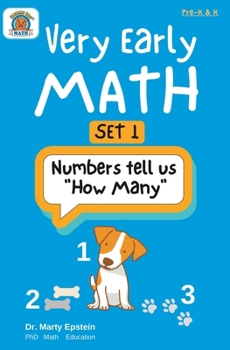 Paperback Very Early MATH: SET 1 - Numbers tell us "How Many" Book