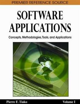 Hardcover Software Applications: Concepts, Methodologies, Tools, and Applications Book