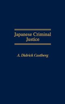 Hardcover Japanese Criminal Justice Book