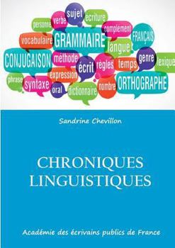 Paperback Chroniques linguistiques [French] Book