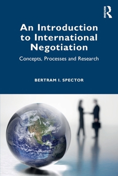 Paperback An Introduction to International Negotiation: Concepts, Processes and Research Book