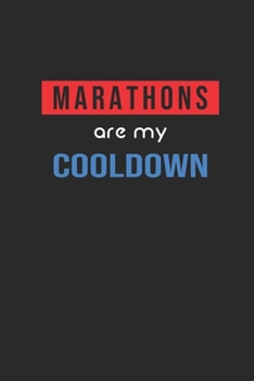 Paperback Marathons Are My Cool Down: Triathlon Notebook, Graph Paper (6" x 9" - 120 pages) Sports and Recreations Themed Notebook for Daily Journal, Diary, Book