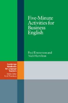 Five-Minute Activities for Business English - Book  of the Cambridge Handbooks for Language Teachers