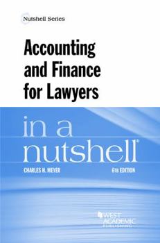 Paperback Accounting and Finance for Lawyers in a Nutshell (Nutshells) Book