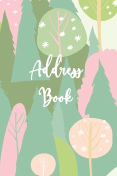 Address Book: Telephone and Address Book with Tabs for Contacts, Addresses, Phone Numbers, Email, Alphabetical Organizer Journal Notebook, Tree Design