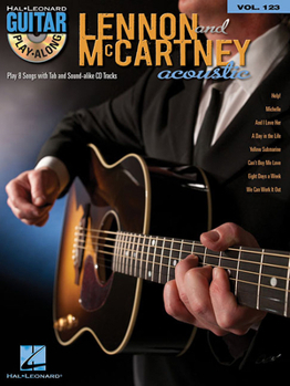Paperback Lennon & McCartney Acoustic: Guitar Play-Along Volume 123 [With CD (Audio)] Book
