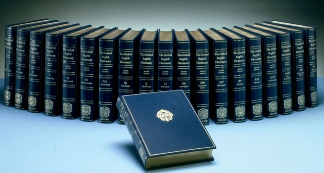Leather Bound The Oxford English Dictionary: 20 Volume Set Book
