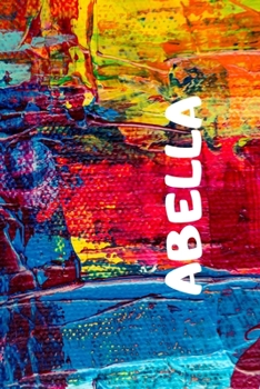 Paperback Abella: Squared 120-sheet exercise book, size 6x9, personalized gift Book