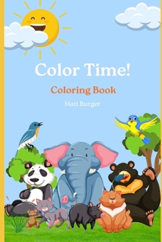 Paperback Color Time!: Children's Coloring Book
