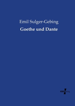 Paperback Goethe und Dante [German] Book