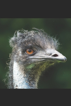 Emu: Notizbuch / Tagebuch großer Vogel - DIN A5 120 Seiten punktiert / Punkteraster - Geschenk Vogelliebhaber (German Edition)