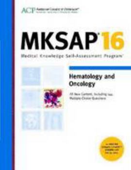Paperback MKSAP 16 Hematology and Oncology Book