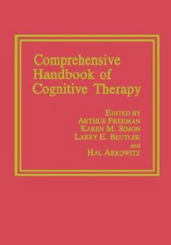 Hardcover Comprehensive Handbook of Cognitive Therapy Book