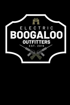 Electric Boogaloo Outfitters Est. 2019: Graph Paper Journal / Notebook / Diary Gift - 6x9 - 120 pages - Graph Paper - 5mm x 5mm - Matte Cover