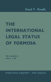 Paperback The International Legal Status of Formosa Book