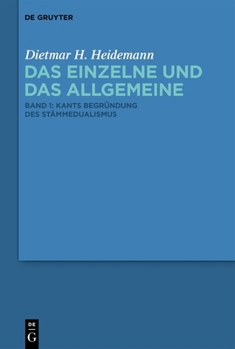 Hardcover Kants Begründung des Stämmedualismus [German] Book
