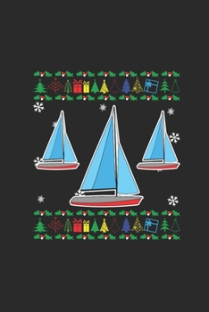 Paperback Christmas Sailing: Dotted Bullet Notebook (6" x 9" - 120 pages) Christmas Themed Notebook for Daily Journal, Diary, and Gift Book