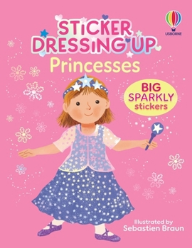 Paperback Sticker Dressing Up - Princesses Book