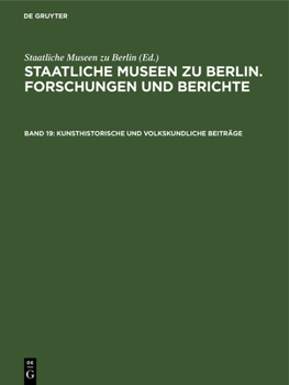 Hardcover Kunsthistorische Und Volkskundliche Beiträge [German] Book