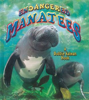 Paperback Endangered Manatees Book