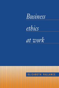 Paperback Business Ethics at Work Book