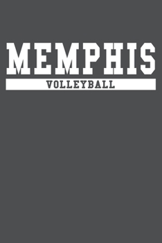 Memphis Volleyball: American Campus Sport Lined Journal Notebook