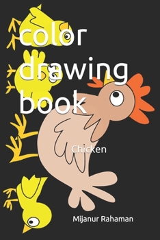 Paperback Color Drawing book: chicken Book