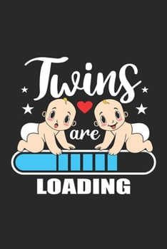 Twins Are Loading: Graph Paper Journal 6x9 inches with 120 Lined Pages | Notebook For Pregnant