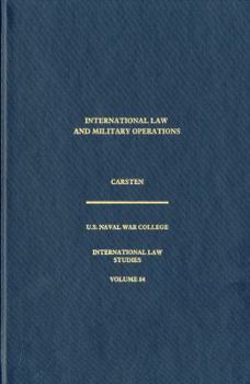Hardcover International Law and Military Operations Book