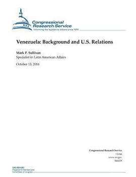 Paperback Venezuela: Background and U.S. Relations: R43239 Book