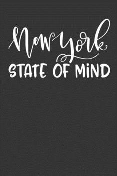 Paperback New York State of Mind: 6x9 120 Page United States Bucket List Travel Planning Journal Book