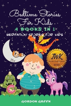 Paperback Bedtime Stories for Kids - 4 Books in 1 -: Meditation Stories for Kids Book